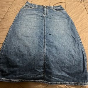 Jean skirt